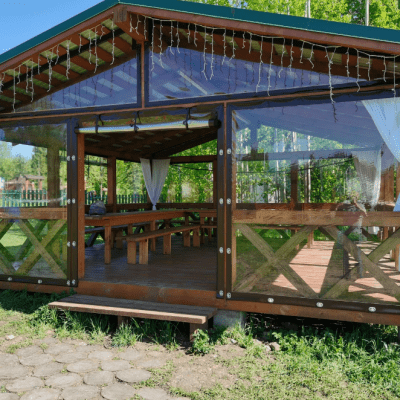 Рулонные мягкие окна из ПВХ пленки 500 мкм Белые